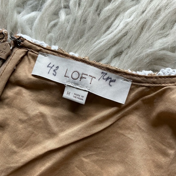 Loft Crochet Tank Mini Dress - Picture 3 of 4